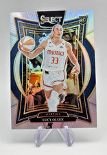 2025 Panini WNBA Select - Lucy Olsen #40 Silver Prizm (RC) Mystics