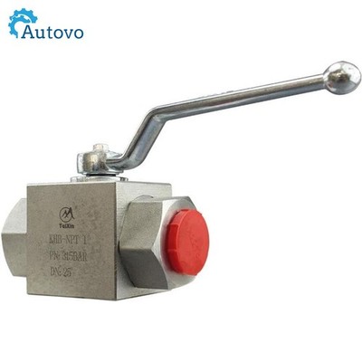 1 Inch NPT KHB Ball Valve 4650PSI Hydraulic Water Use Female Thread NBR Sealing