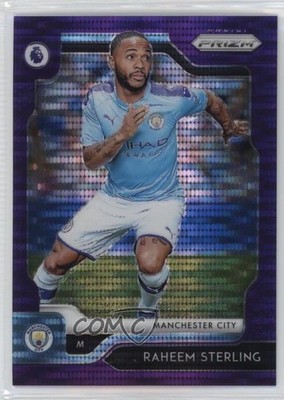 2019 Panini Prizm Premier League Breakaway Violet 15/75 Raheem Sterling #162 6l7