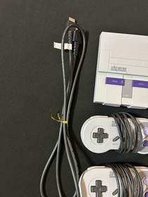Nintendo Super NES Mini Classic Edition Control Deck W/Controller & Cords TESTED