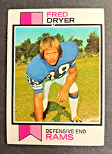1973 Topps Football #389 Fred Dryer Rams