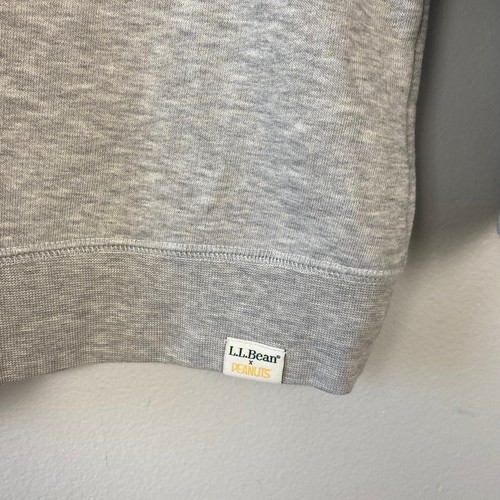 Little Kids' L.L.Bean X Peanuts Crew Sweatshirt Snow Winter 515350 Size Medium - Picture 4 of 7