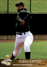 2016 Clinton LumberKings Update Grandstand #7 Pablo Lopez Venezuela VZ Card