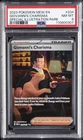2023 POKEMON MEW EN-151 SPECIAL ILLUSTRATION RARE #204 GIOVANNI'S CHARISMA PSA 8