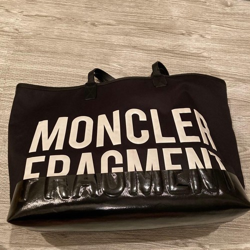 Moncler Fragment Tote Bag Black Canvas Japanese Designer Fashion Handbag