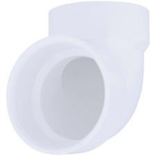 Charlotte Pipe 2 In. Schedule 40 90 Deg. DWV PVC Vent Elbow 1/4 Bend Charlotte