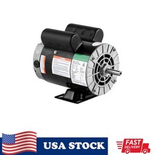 2HP SPL Air Compressor Motor 230V 3450RPM, 56 Frame, w/ 5/8" Keyed Shaft
