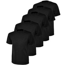 Womens Plain T Shirts Short Sleeve Ladies T-shirt Cotton Stretch Round Neck Tops