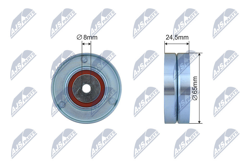 TENSIONER PULLEY VRIBBED BELT RNK-AU-069 FOR SKODA VW PASSAT/B5.5 AUDI A4/B6 - Image 3