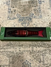 Roman Made Mother Bottom Hook Swimbait Burgundy Glide Bait Bass Lure Big Bait