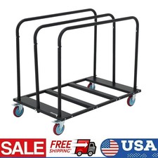 Table Cart Rack 1800 LBS Capacity Panel Dolly Cart w/ Swivel Casters Moving US