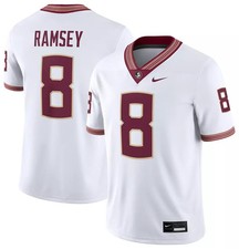 Florida State Seminoles Jalen Ramsey Nike White Official NCAA Alumni Game Jersey