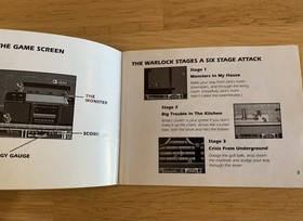 Monster In My Pocket Nintendo NES Instruction Booklet Manual 1992 Konami