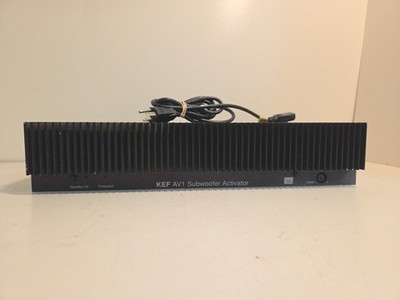 KEF AV1 Subwoofer Activator SP2201 Home Theater Bass Processor - Tested