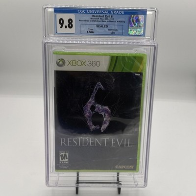 Resident Evil 6 Xbox 360 New Sealed Graded CGC 9.8 A++ MINT Not Wata VGA Horror