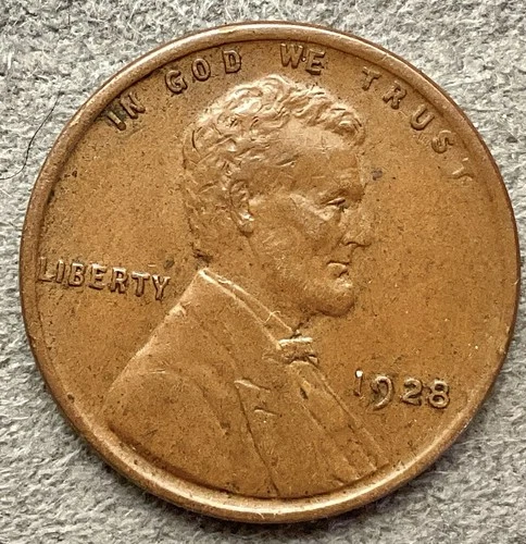 1928p  Lincoln Wheat Cent - [XF EF] Extremely Fine - High Grade ~ B433