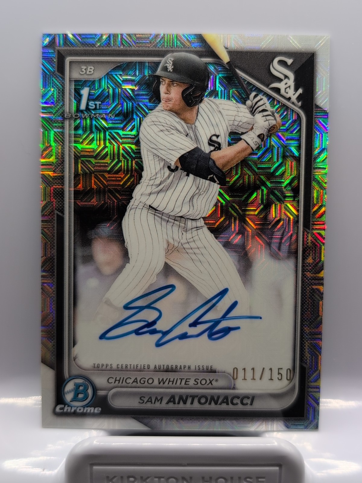SAM ANTONACCI 2024 BOWMAN CHROME 1ST HTA CHOICE WHITE SOX AUTO /150 RC