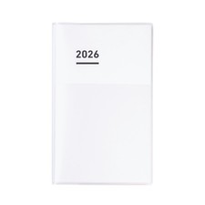 Kokuyo Jibun Techo Diary 2026 Monthly/Weekly Planner, A5 Slim, White, Ni-JCD1W-2