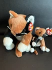 Ty Beanie Buddy/Beanie Baby Chip The Calico Cat Lot - VINTAGE - Mint W/Mint Tags