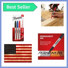 Sharpie Fine Point Permanent Markers - Assorted 3-Count Pack for Creative Use