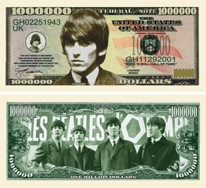 ビートルズ 置物・１ドル札・CDセット Beatles Dollar Bill | eBay