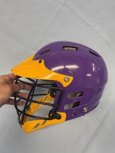 Lacrosse helmet - Cascade Youth Size Purple/Yellow Adjustable