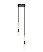 HäNgelampe Esstisch Retro Design Metall Holz E27 Ø14 Cm Pendelleuchte KüChe