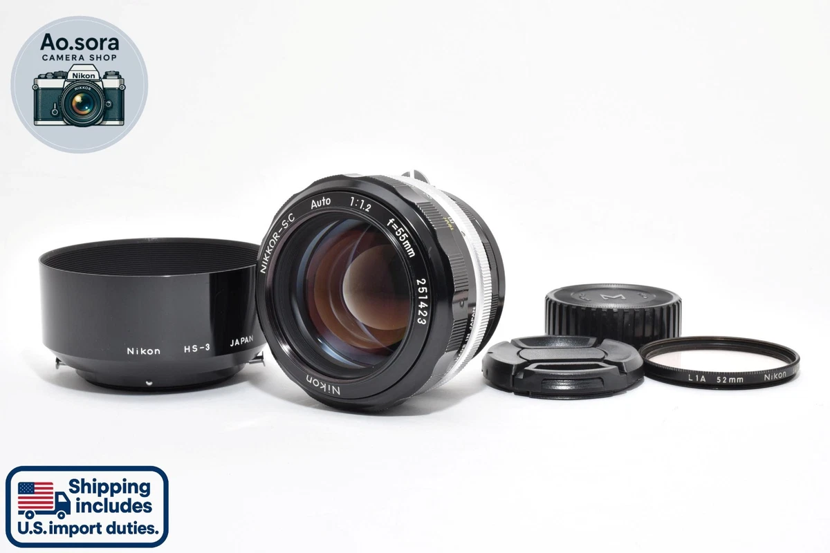 Nikon Nikkor 55mm f/1.2 保護フィルター付 Nikon Nikkor 55mm f/1.2 保護フィルター付