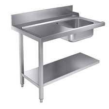 Zulauftisch Grundboden 1200 Links Für 7082.0070 - 0075