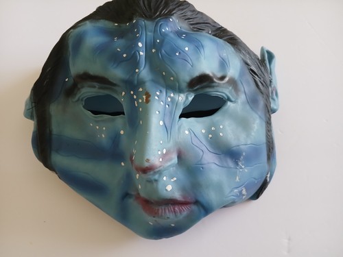 Avatar Jake Sully Costume Mask Rubies 2010 Fox Adult Cosplay Halloween Blue