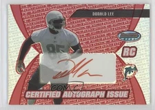 2003 Bowman's Best Red 13/50 Donald Lee #164 Rookie Auto RC z5w