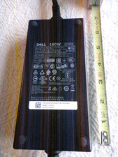 Genuine OEM DELL 180W 19.5V 9.23A AC Adapter Charger TESTED WORKING VG