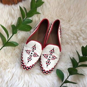tory burch olympia embroidered loafer