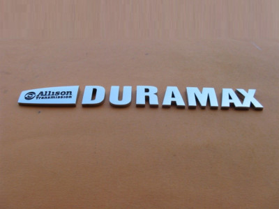 CHEVY SILVERADO GMC SIERRA DURAMAX ALLISON TRANSMISSION EMBLEM LOGO ...