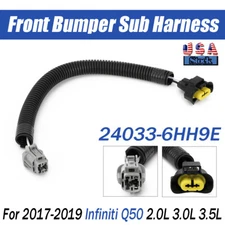 For 2017-2019 INFINITI Q50 FRONT BUMPER SUB WIRE WIRING HARNESS 24033-6HH9E US
