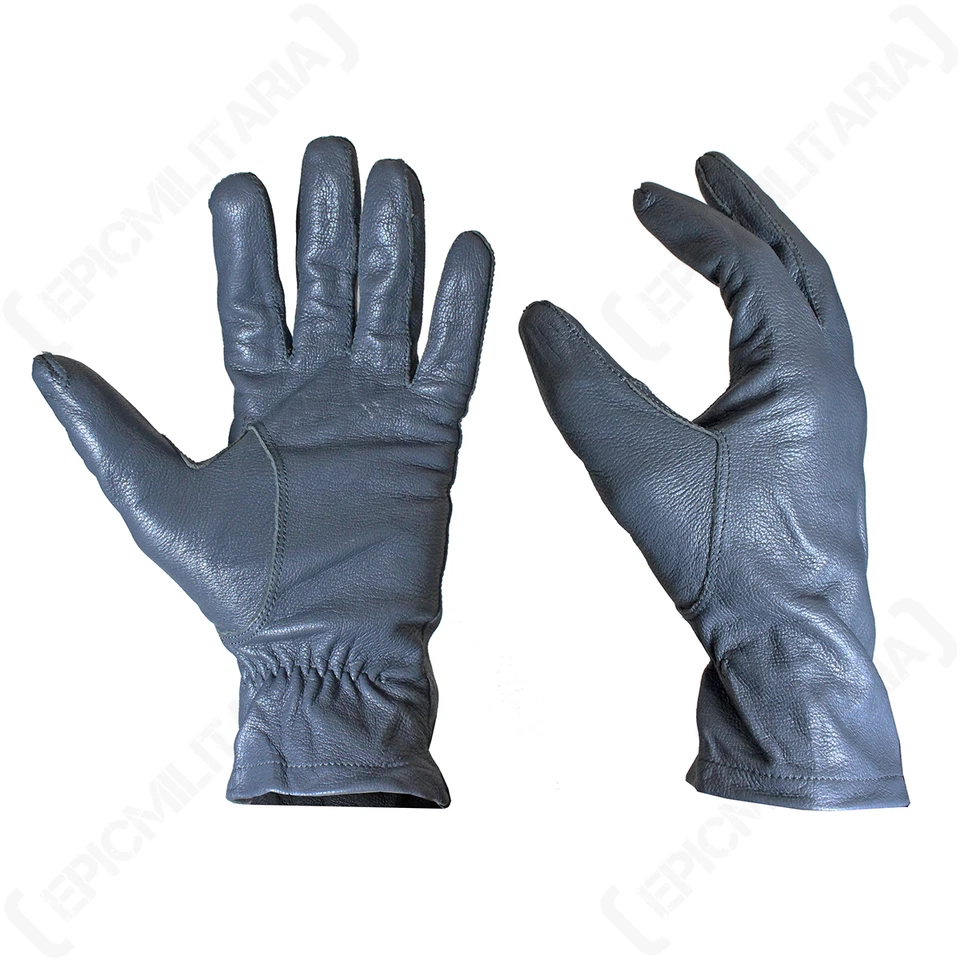 Original Armee Allemande Cuir Gants - L'Hiver Conduite Surplus Militaire Gant - Photo 1/4