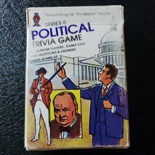 According To Professor Hoyle Series 6 Political Trivia Card Game Cards Sealed