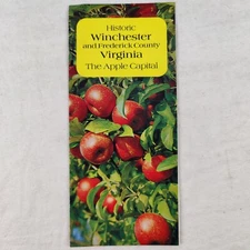 1980 Historic Virginia Winchester & Frederick County Rare Vtg Travel Pamphlet