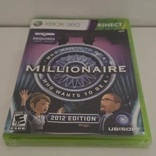 Who Wants to Be A Millionaire 2012 Edition (Microsoft Xbox 360, 2011) CIB Sealed
