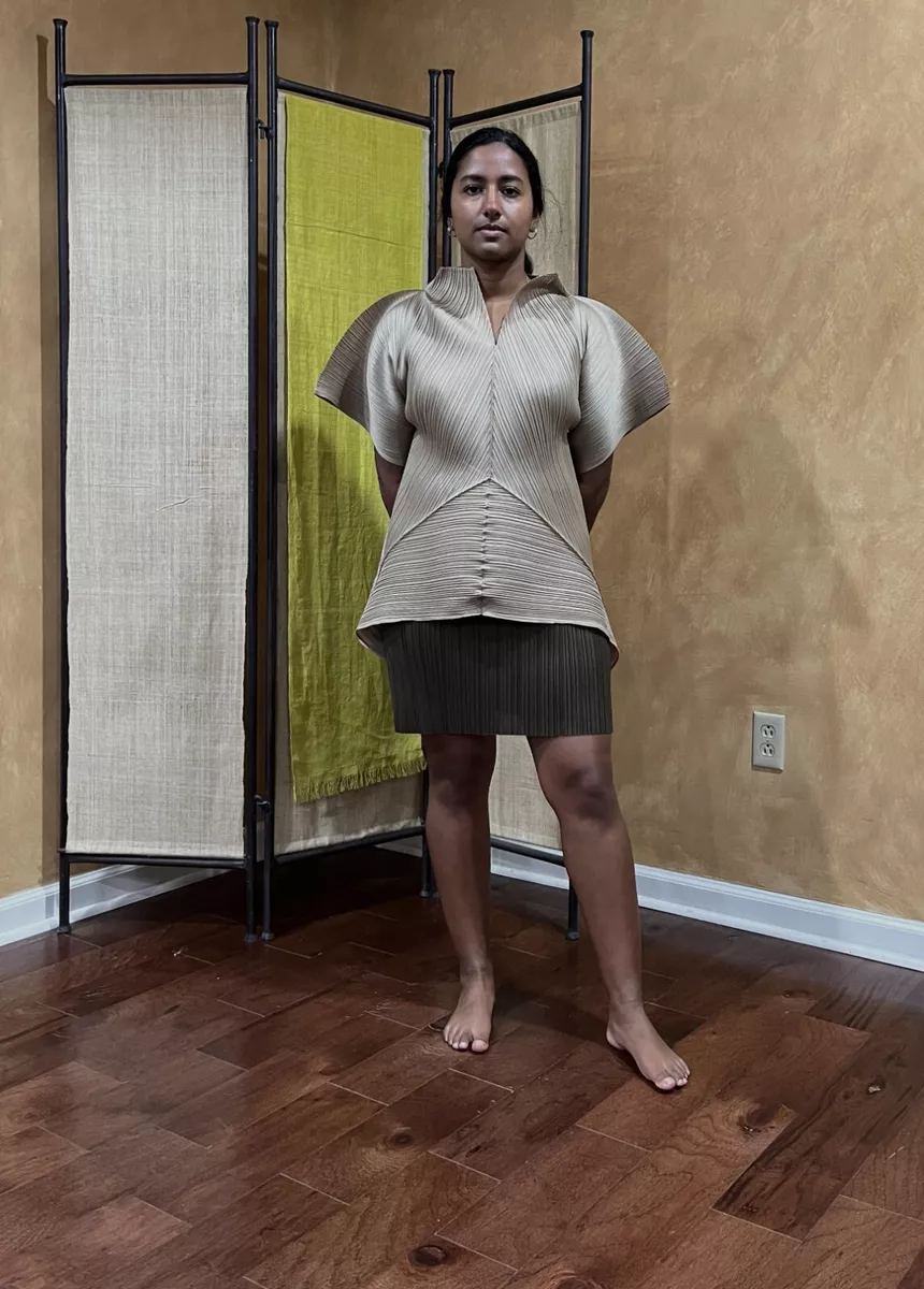 PLEATS PLEASE ISSEY MIYAKE AW21 SPROUT TOP
