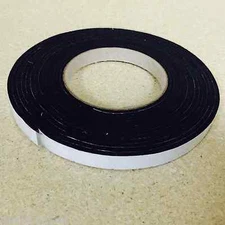 Fireblack34 Black Hi Temp BBQ smoker Gasket Self Stick 15ft LavaLock 3/4" x 1/8"