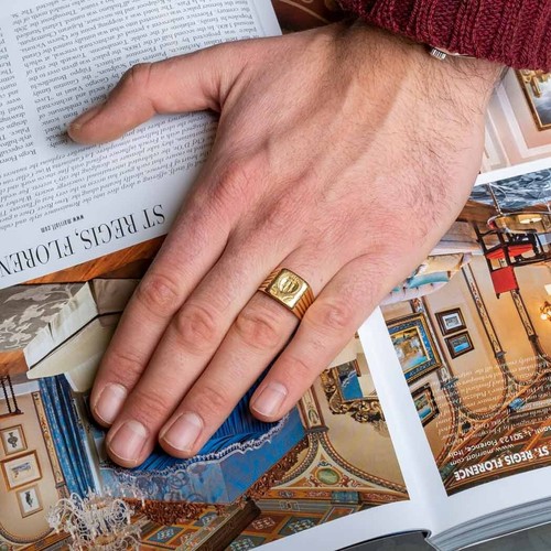 Anello sigillo in oro San Marino - Foto 2 di 5