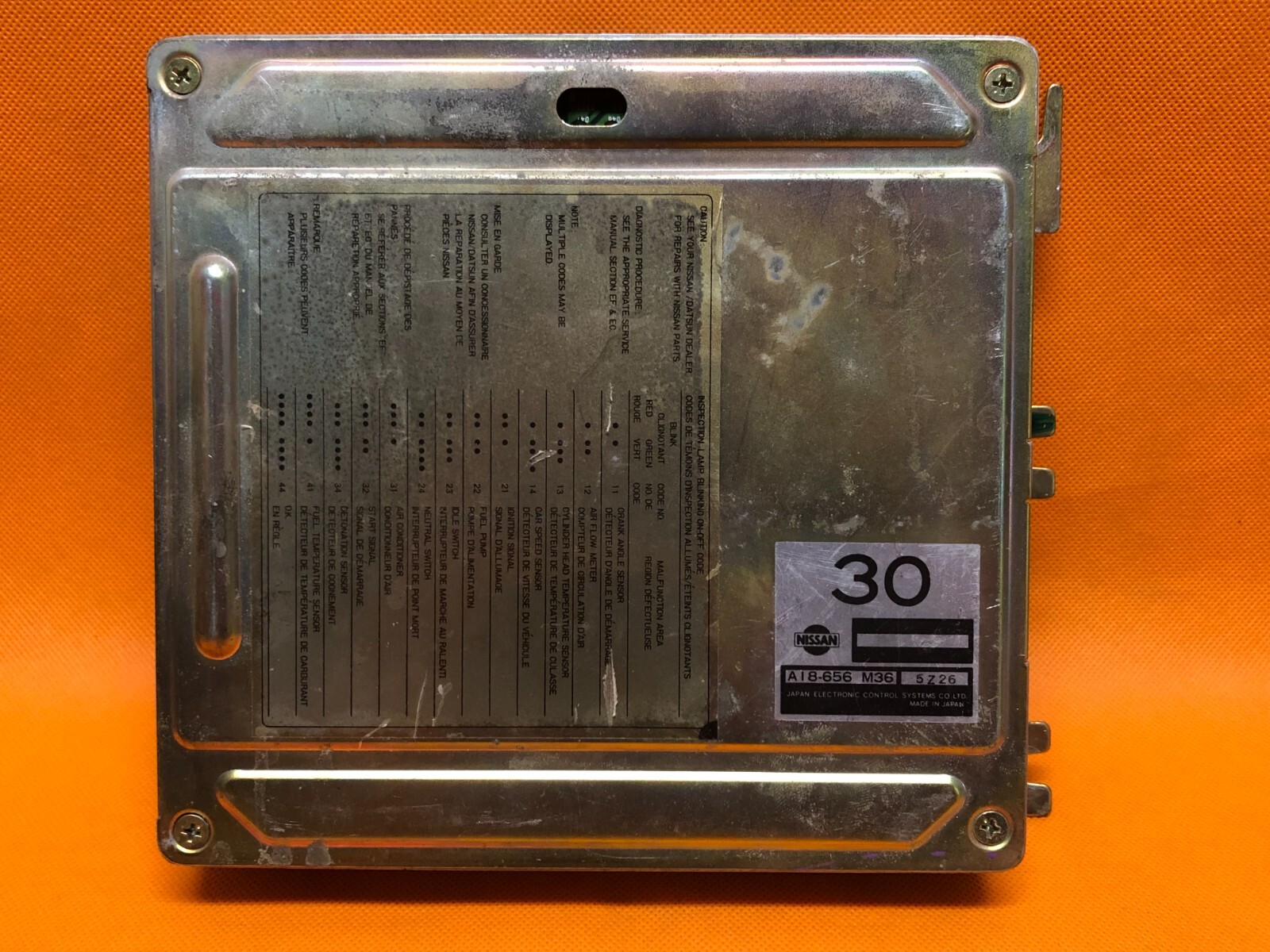 PLUG & PLAY 86 NISSAN 300ZX TURBO ECM ECU MODULE COMPUTER PCM MT a18 ...