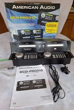 American Audio dcd-pro310 Professional Dj Controller Dual Cd Player/ Pre-Owned