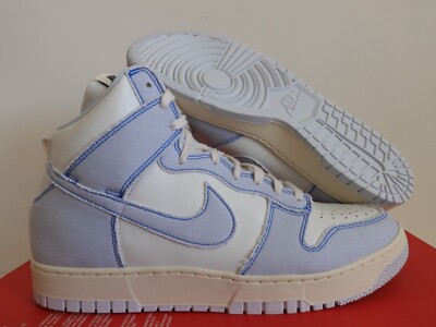 NIKE DUNK HIGH 1985 SUMMIT WHITE-FOOTBALL GREY ''DENIM'' SZ 13 [DQ8799-101]