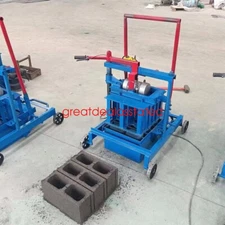 Rotation Type Brick Making Machinery Brick Block Moulding Machine 1100w By Sea