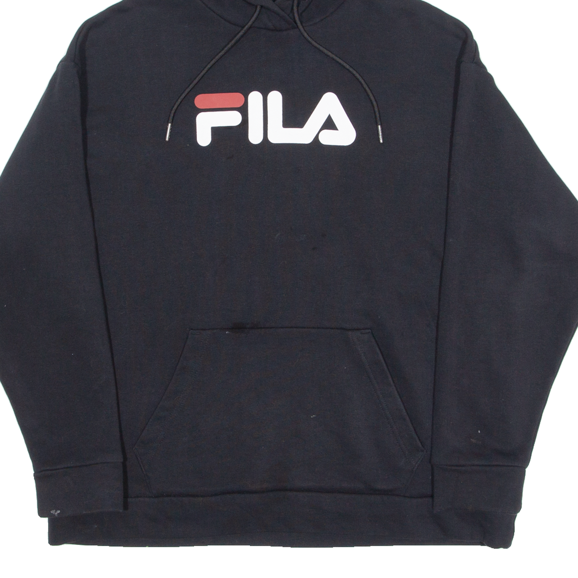 FILA Felpa con Cappuccio Uomo Nera S