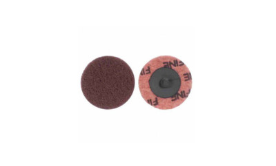 3'' Merit A/O Medium Type 3 Quick Change Buffing Discs Pack of 25; MER66308