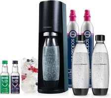 SodaStream Terra Sparkling Water Maker Bundle (Black),and Bubly Drops Flavors