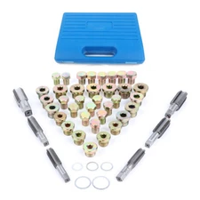 114pc Oil Pan Thread Repair Kit Sump Gearbox Drain Plug Tool Kit